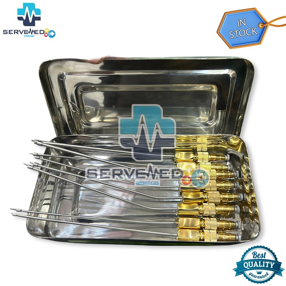 Frazier Suction Tubes 5,6,7,8,9,10,11,12 Surgical Diagnostic 8 Pcs With Box