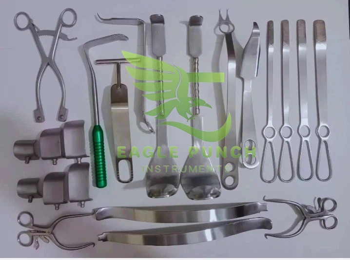 Orthopedic Shoulder Surgery Kit 22Pcs Retractor System Steel Set instruments