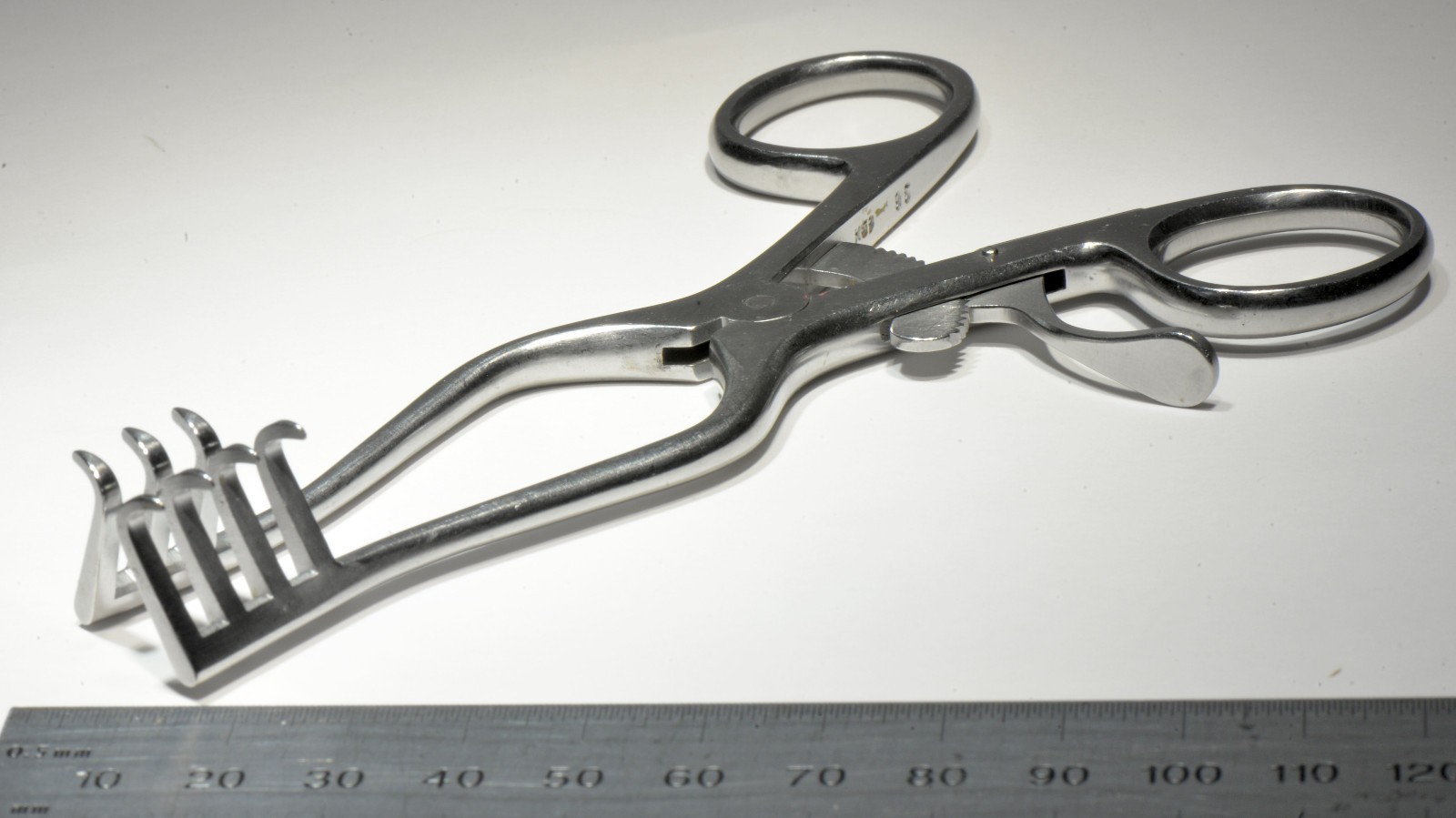 Codman #50-1194 Weitlaner Retractor 3×4 Sharp Prongs 5 ½” Surgical Stainless