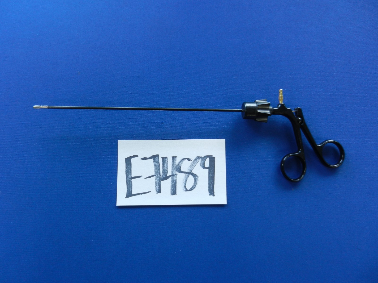 E7489 Jarit 630-111 Roto-Cam Monopolar Insulated Strong Forceps 3.5mm x 24cm