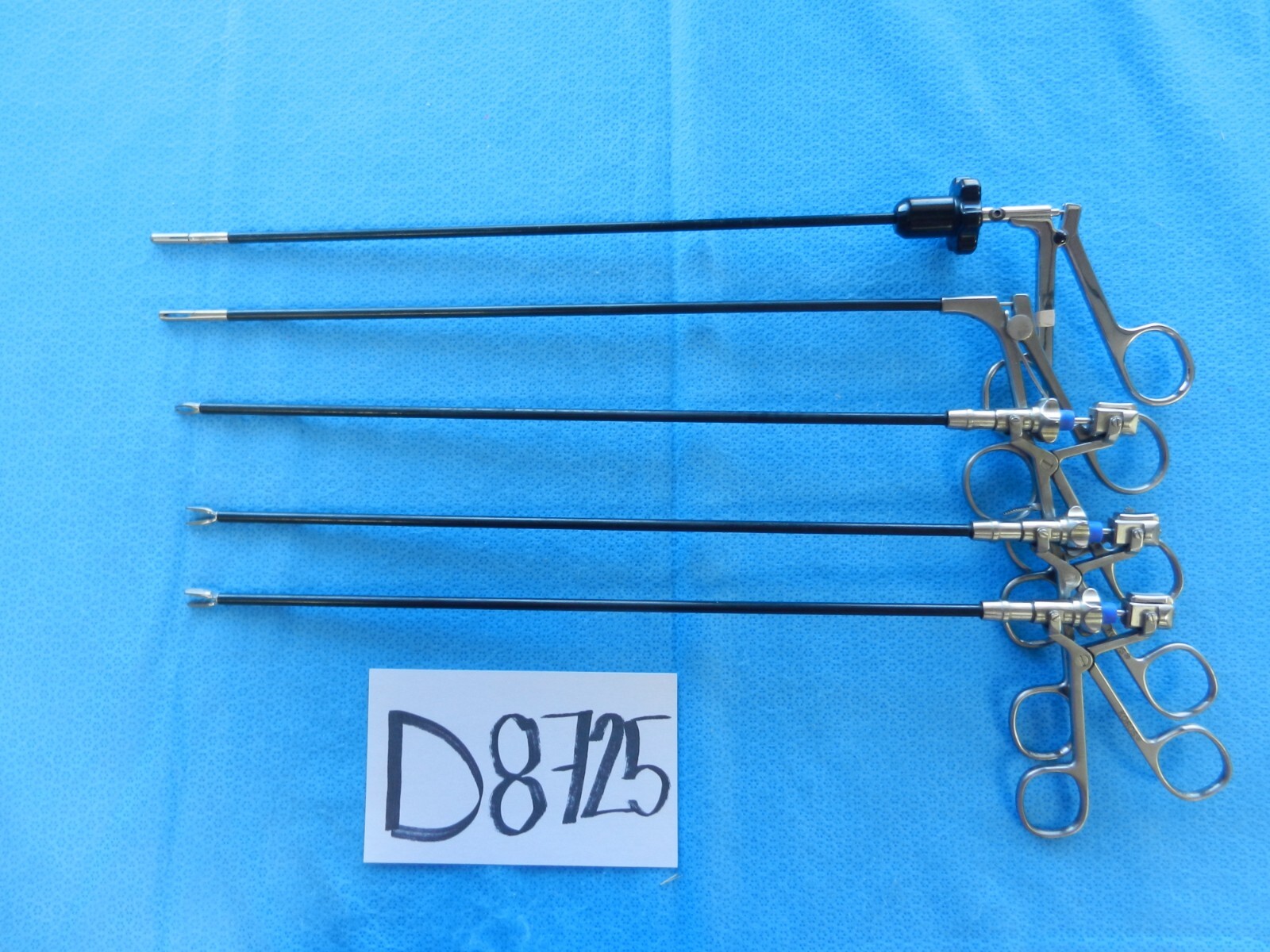 D8725 Jarit ACMI Koros Insulated Shaft 5.0mm Laparoscopic Forceps Lot of 5