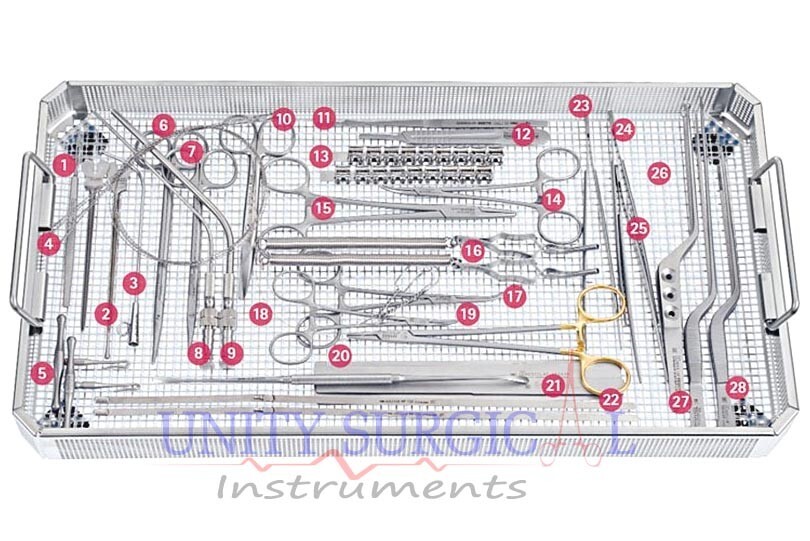 Cranial Neurosurgery Instruments 28 PCS set