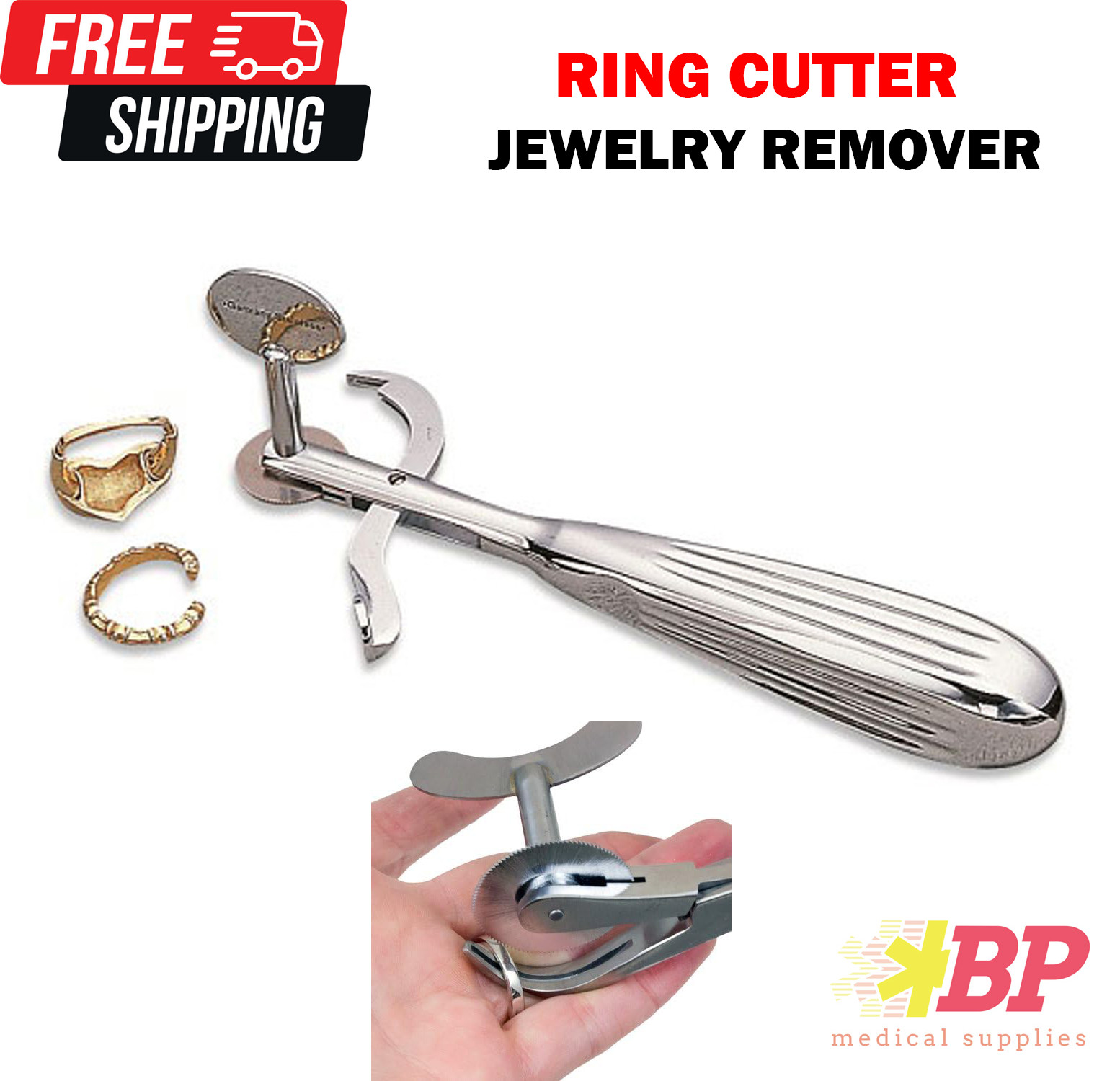 Ring Cutter Jewelry Remover EMT Emergency Fire Rescue Hand Tool Finger Protector