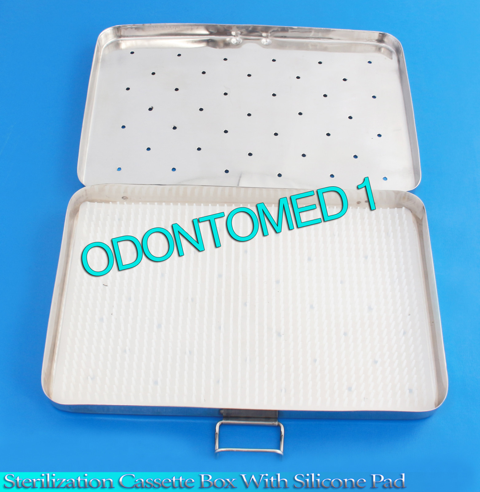 STERILIZATION CASSETTE BOX 6″ X 12″ WITH SILICONE PAD FOR SURGICAL INSTRUMENTS