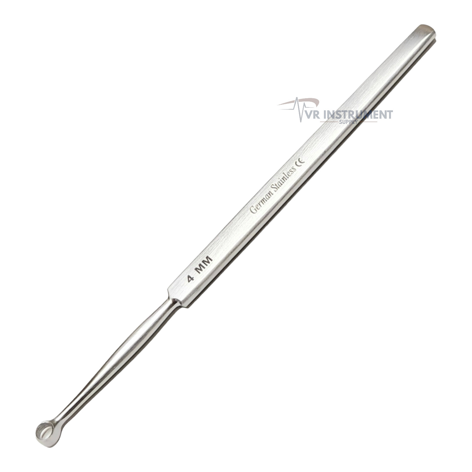 ENT Dermatology Fox Dermal Curettes 4 mm Surgical MedicaI Instruments 5.5″
