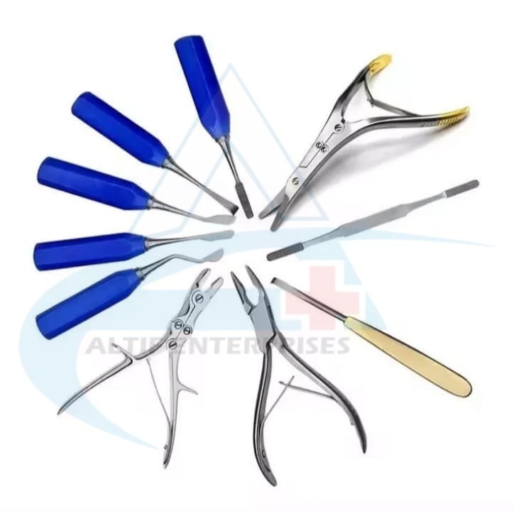 10 Pieces Preservation Rhinoplasty Set Professional Nasal Surgery Kit