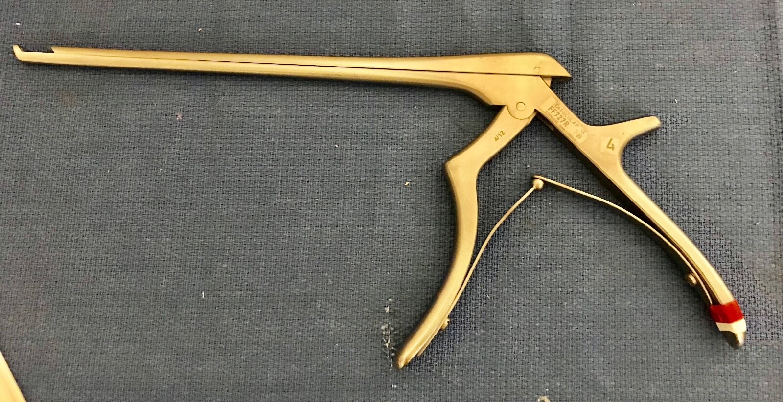 Aesculap FF727R Rongeur with 4mm bite, GC, guaranteed.