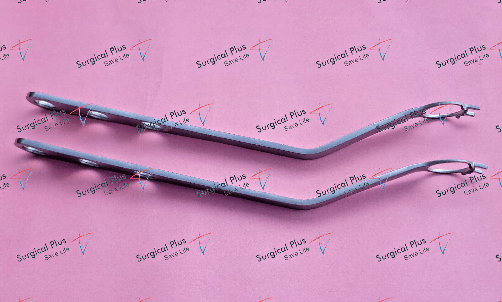 2 Pcs Glenoid Access Retractor Hole Diameter 36x30MM O/L 13.5″ Shoulder Ortho