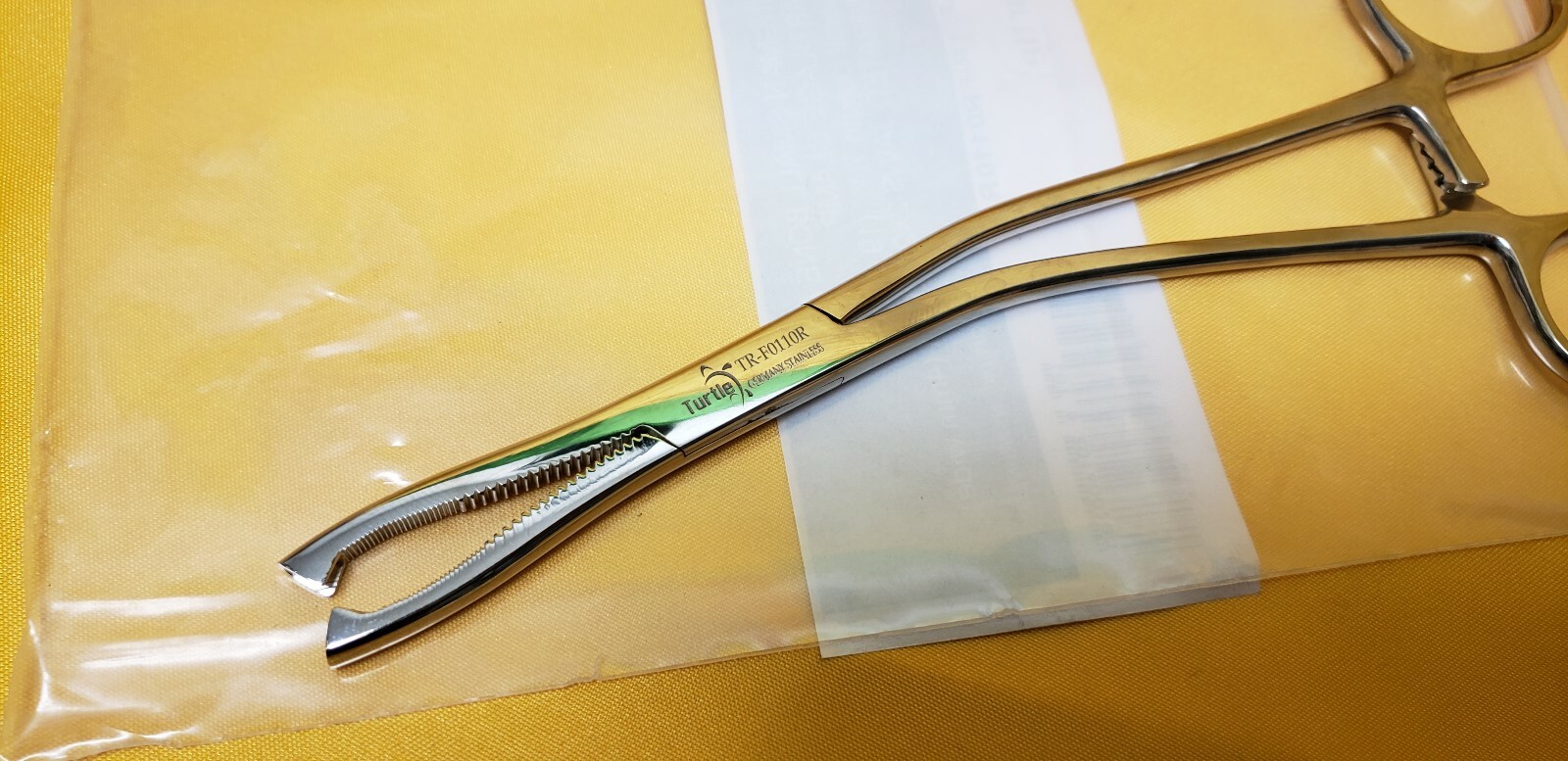 Turtle Dingman Cartilage Bone Clamp, 2×2 teeth 7.5″ REF: TR-FR0110R