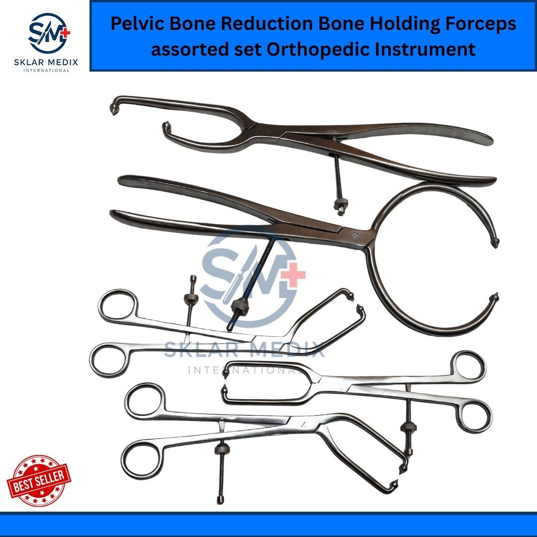 Orthopedic Pelvic Bone Reduction Bone Holding Forceps assorted set 5pcs