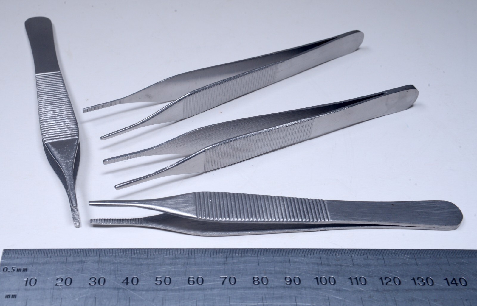 4x Adson Dressing Forceps 4¾” Stainless Surgical