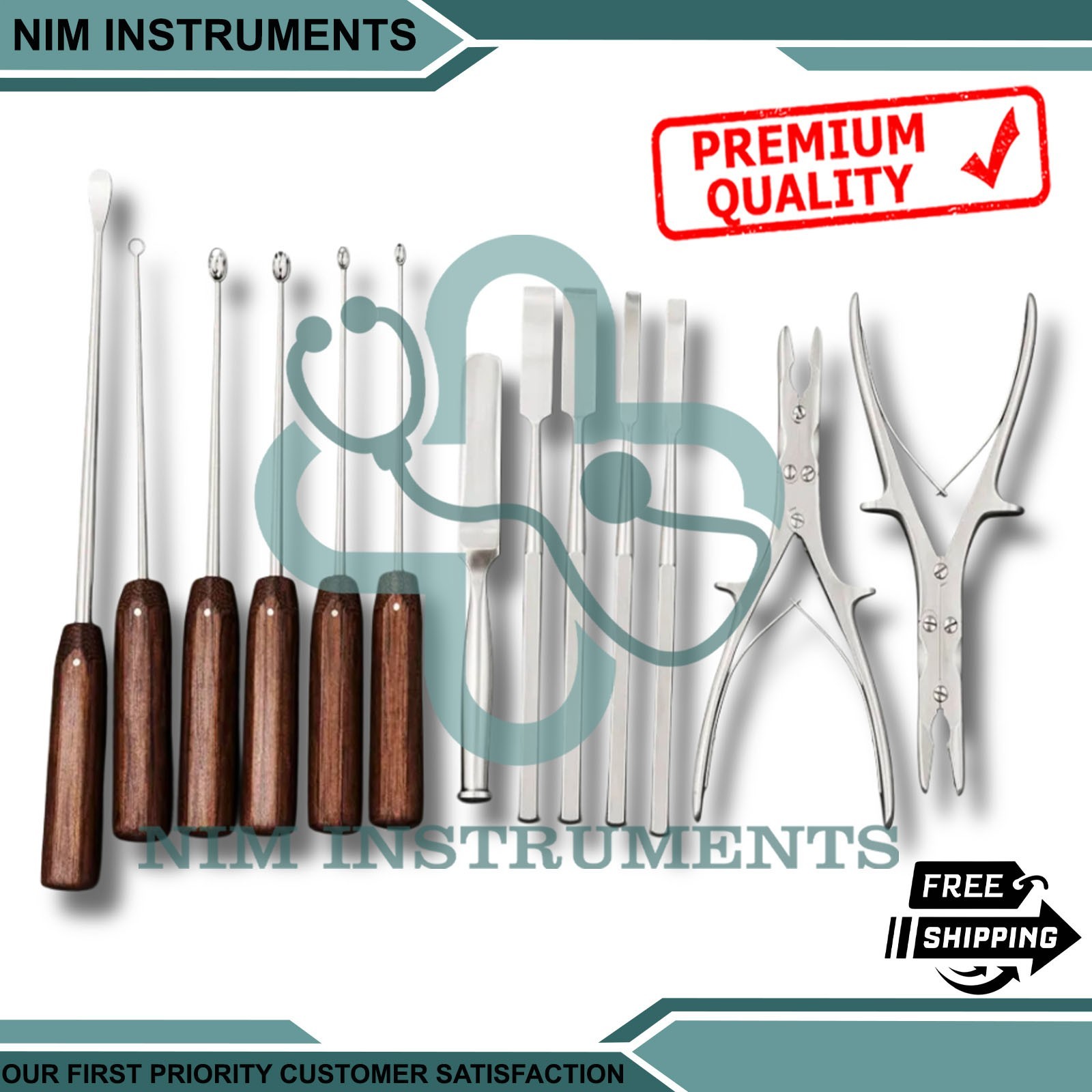 Basic Orthopedic Surgery Set Of 13 Pcs Surgical Set Orthopedic Instruments