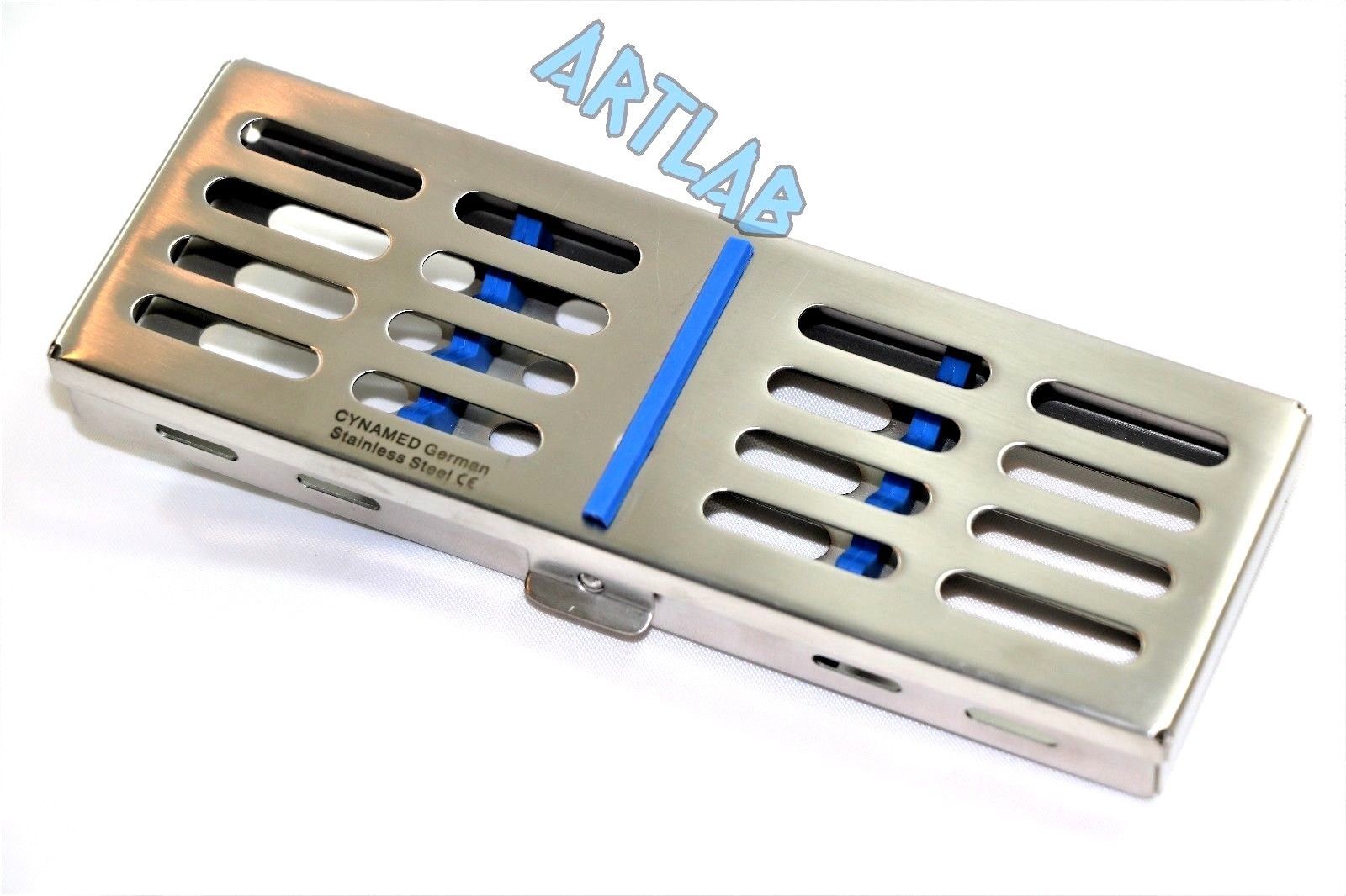 SET OF 9 STERILIZATION CASSETTES FOR 5 INSTRUMENTS SURGICAL DENTAL AUTOCLAVABLE
