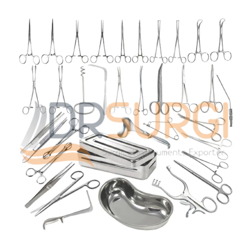 Hysterectomy Abdominal Surgery Set 62 Pcs Vaginal Hysterectomy Instruments Set
