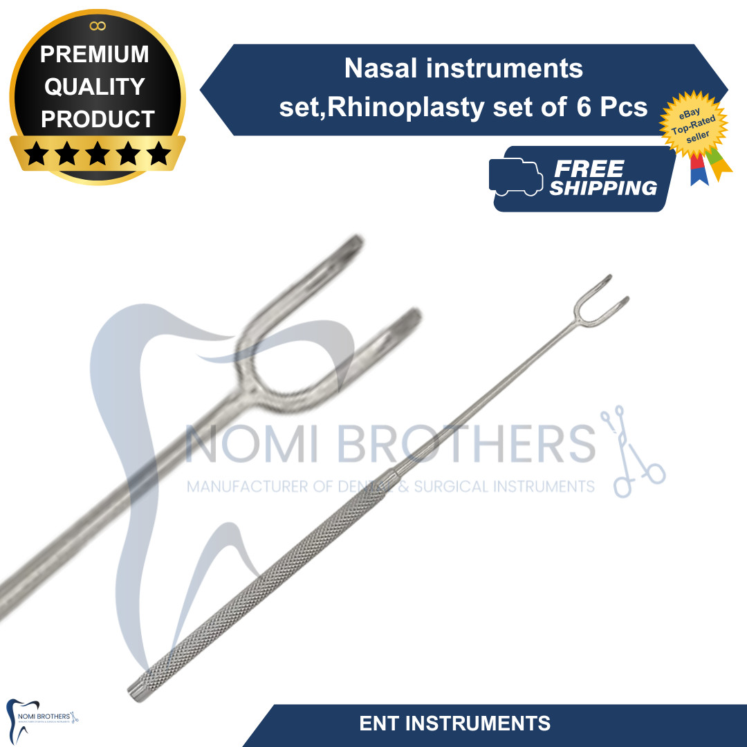 New Nasal Rhinoplasty Instrument Set 6pcs ENT Plastic Surgery Tools CE Reusable