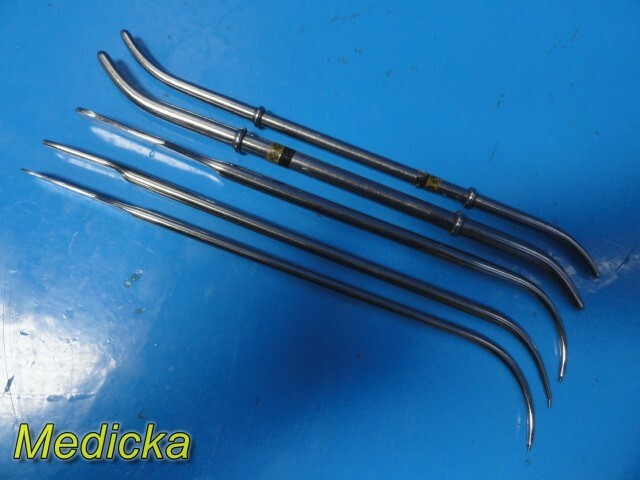Lot of 5 V. Mueller Assorted Genitourinary Dilators (2X Hank, 3X Lefort) ~ 26078