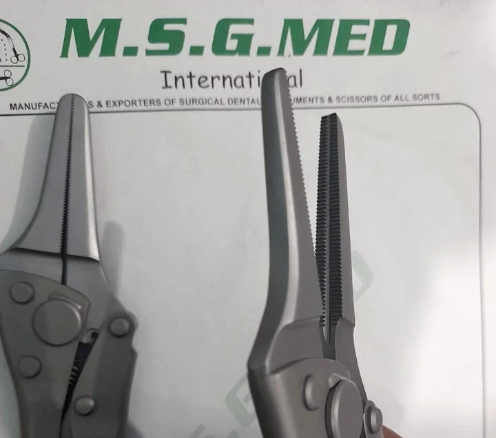 Orthopedic Needle Nose Locking Pliers 22cm 25cm 30cm Stainless Steel 3PCS Set