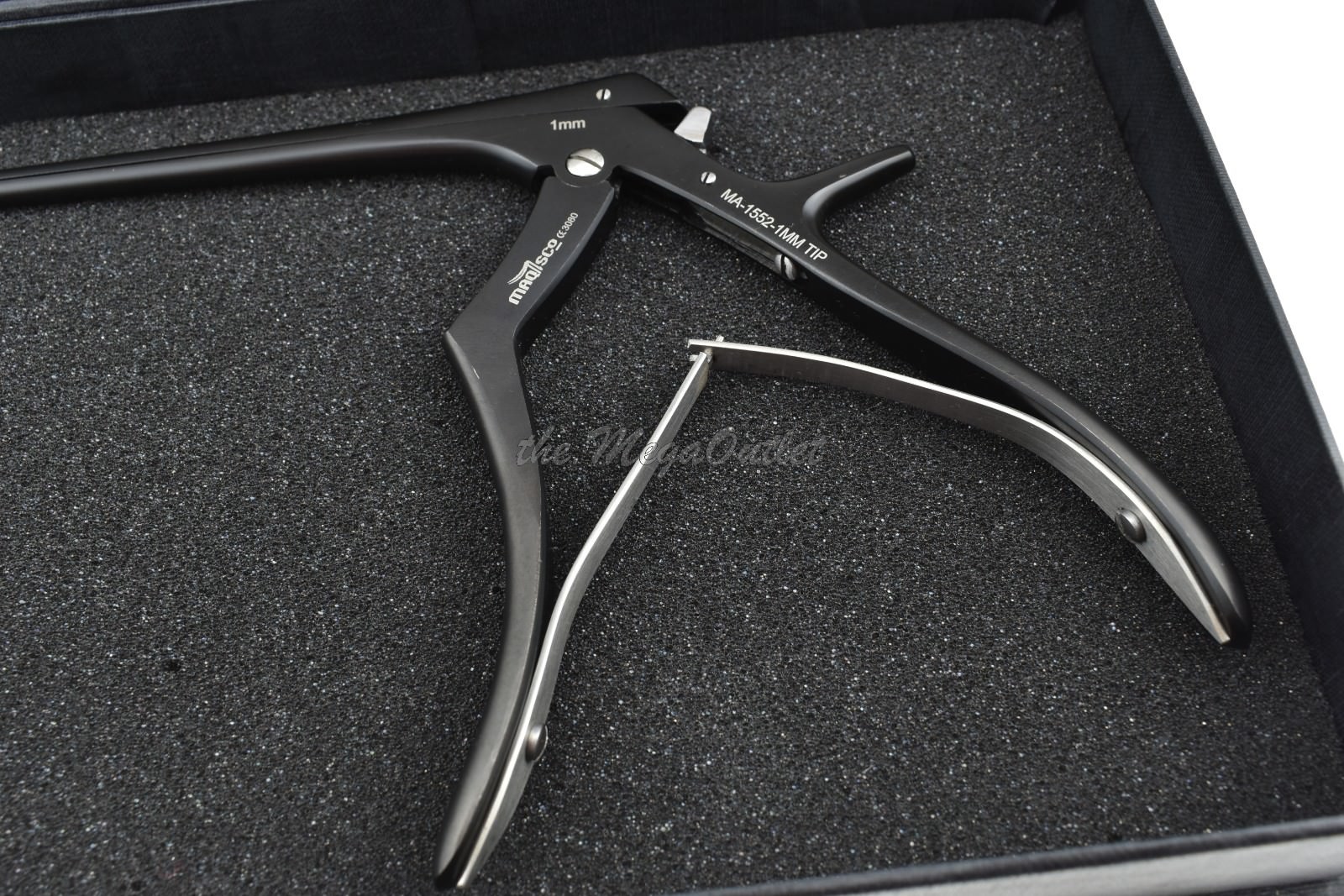 8″ Kerrison Rongeurs Upward Cutting at 40° Angle 1mm Bite Cervical Orthopedic