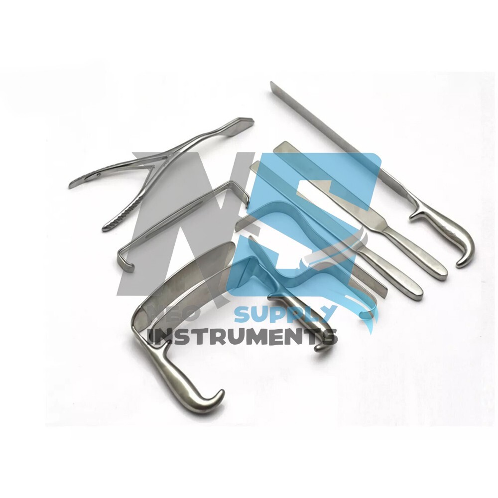 Gluteos instruments Set of 9 Pcs Plastic Surgery Surgical instruments
