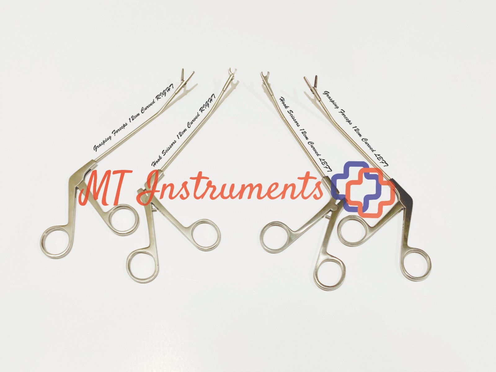 Hook Scissor & Grasping Forceps Set For Endoscopic Facelift Surgery Instruments
