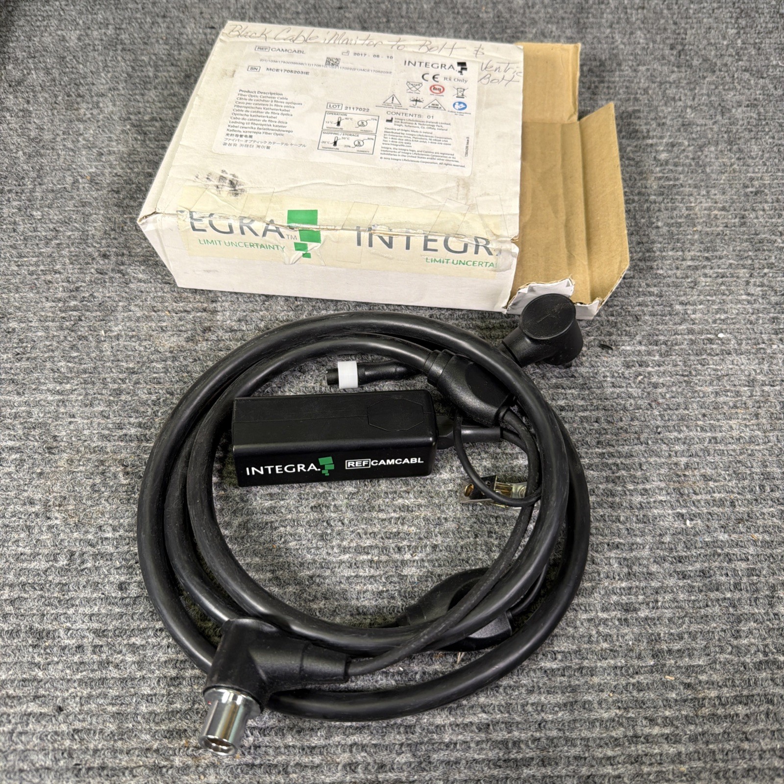 F234 Integra Natus Camino CAMCABL Fiber Optic Cable