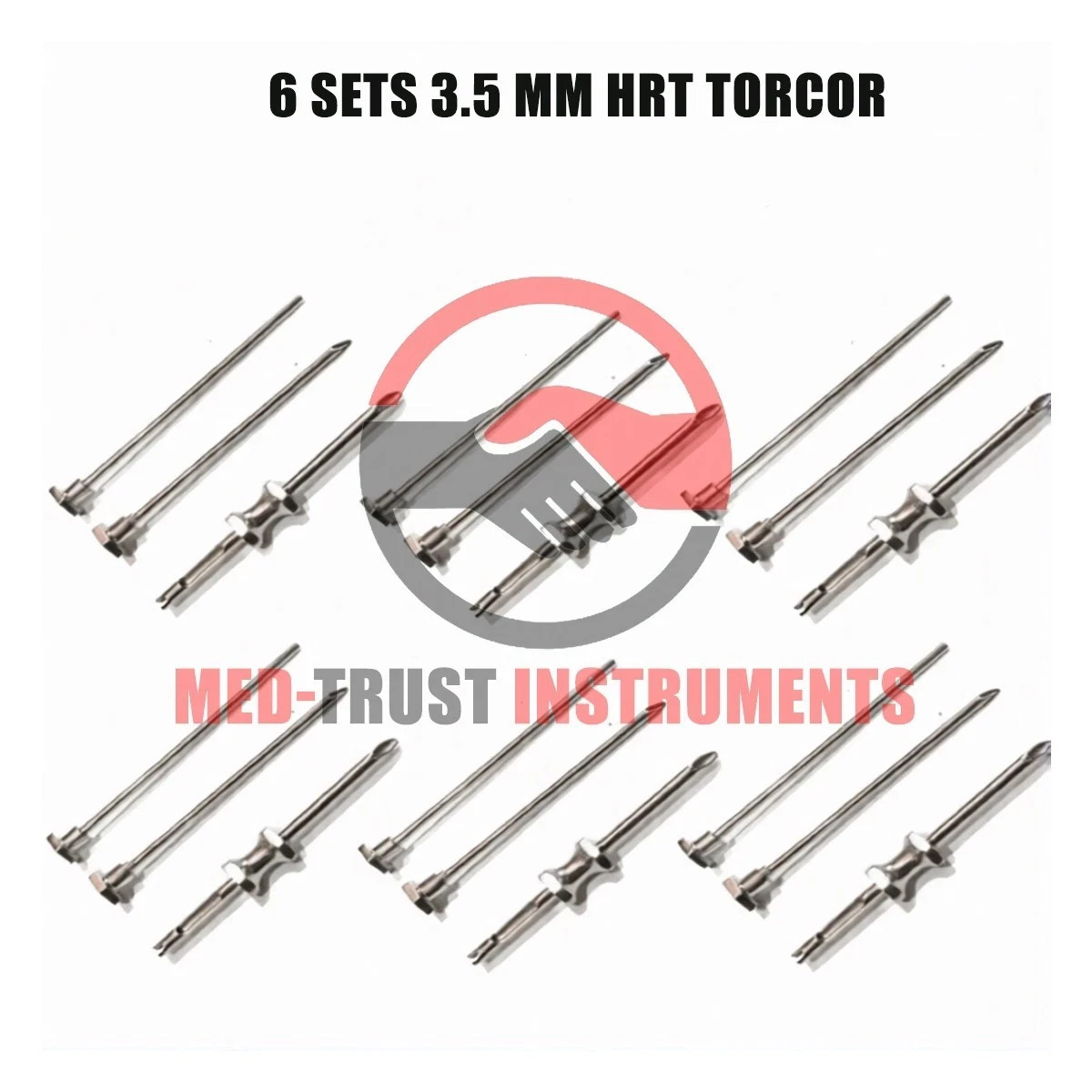 6 Sets HRT Trocar 4.5 mm Hormone Replacement Pellet Insertion Kit