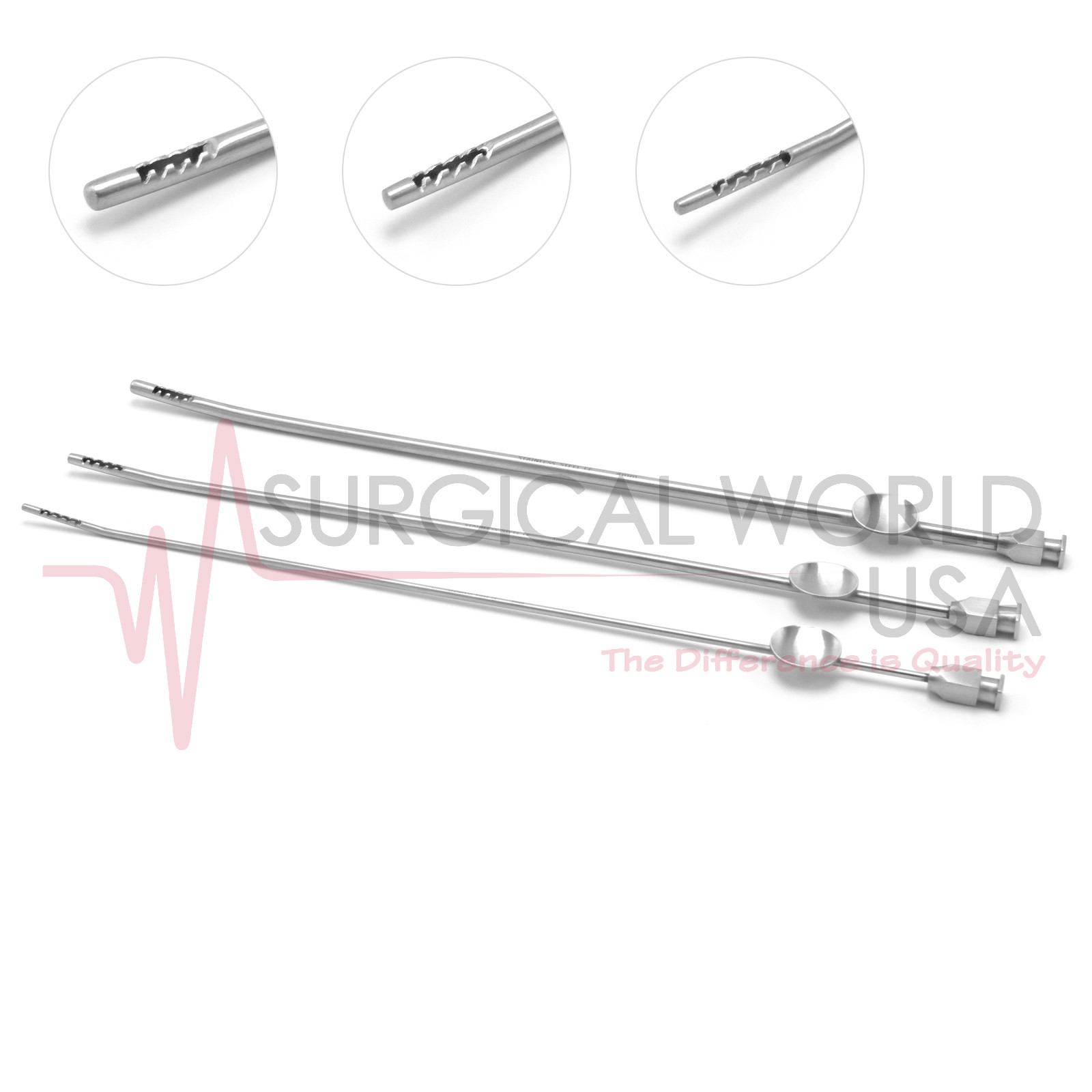 3 Pc Novak Endocervical Biopsy Curettes 2 3 4 mm Gynecology Surgical Instrument