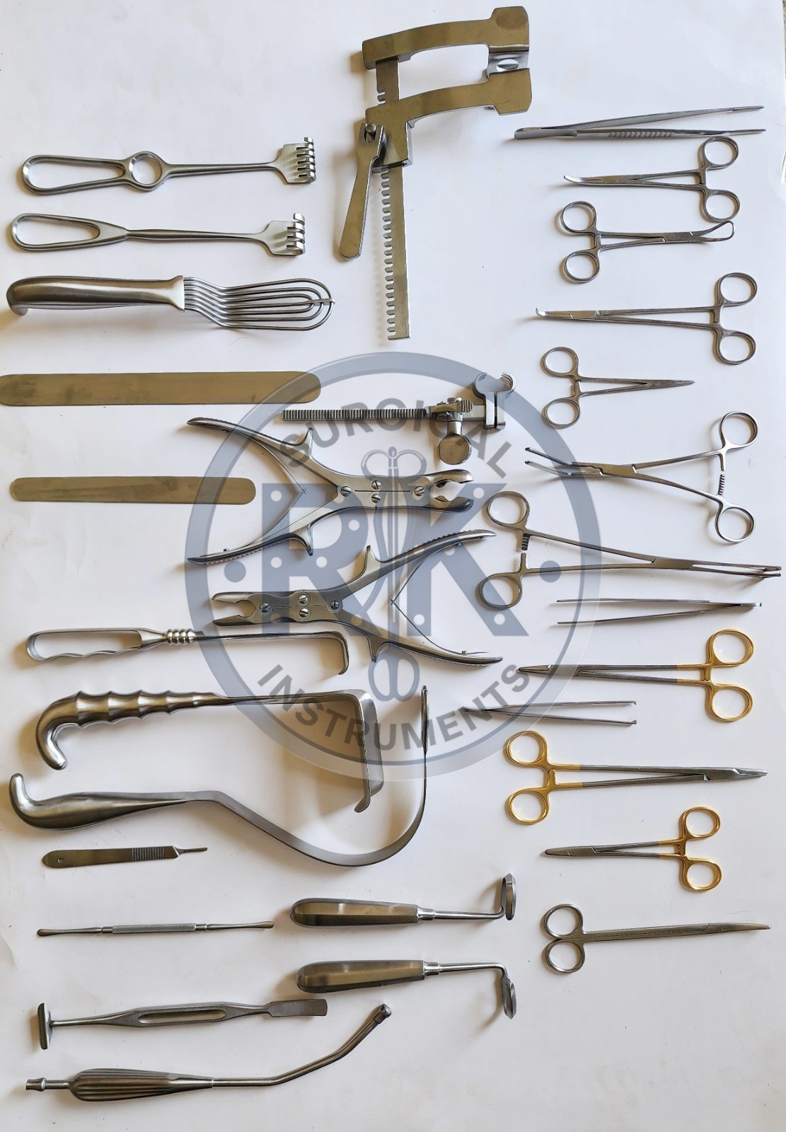 Open Thoracotomy Surgical Instruments Set of 35 pcs Premium Quality
