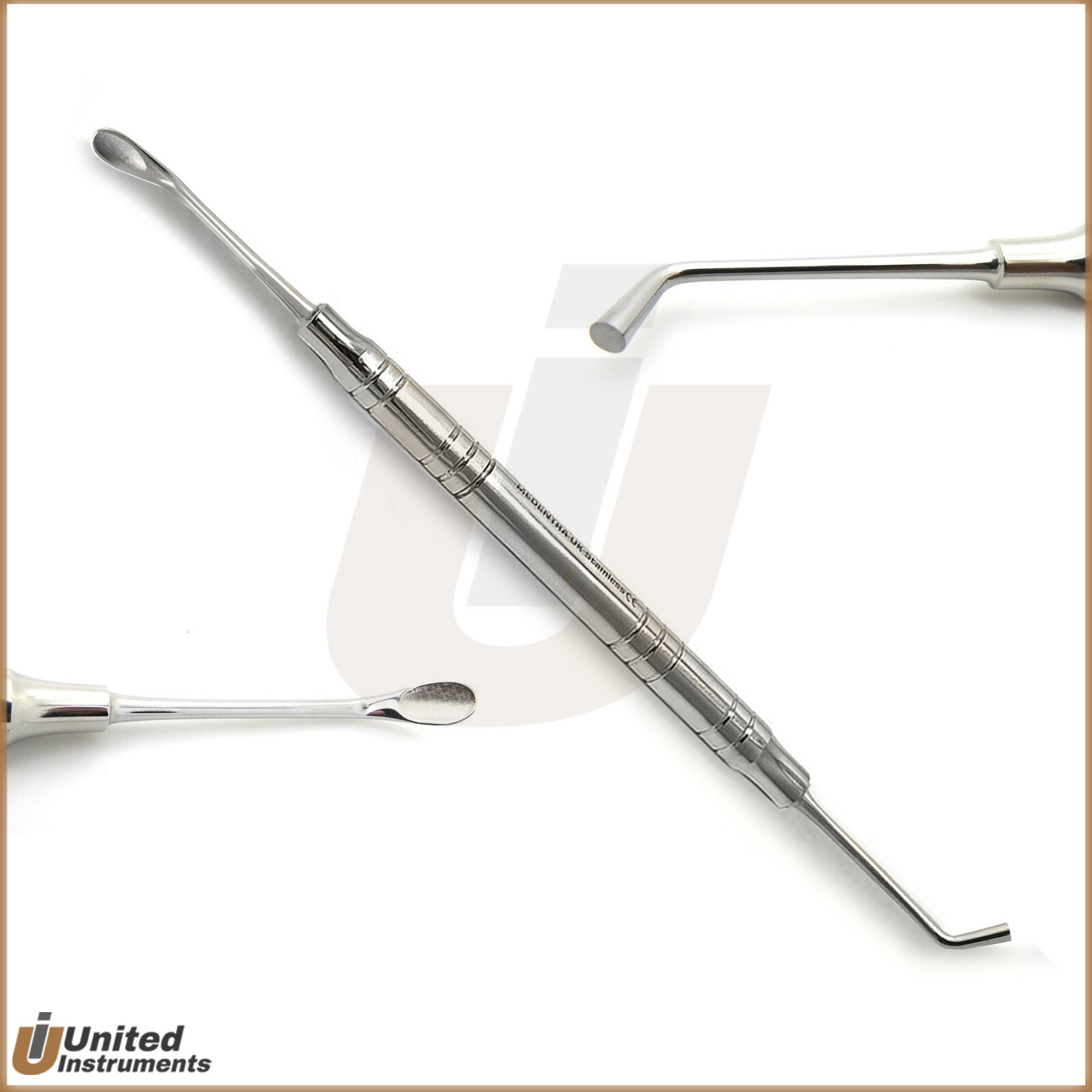 Dental Bone Grafting Scraper Spoon Packer Plugger Orthopedic Implant Instruments
