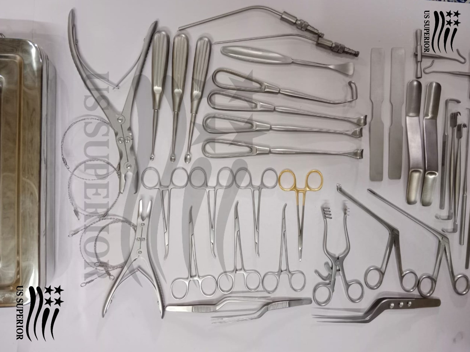 Basic Craniotomy Set 40PCS German Stainless Steel Neurosurgery Surgical Instru