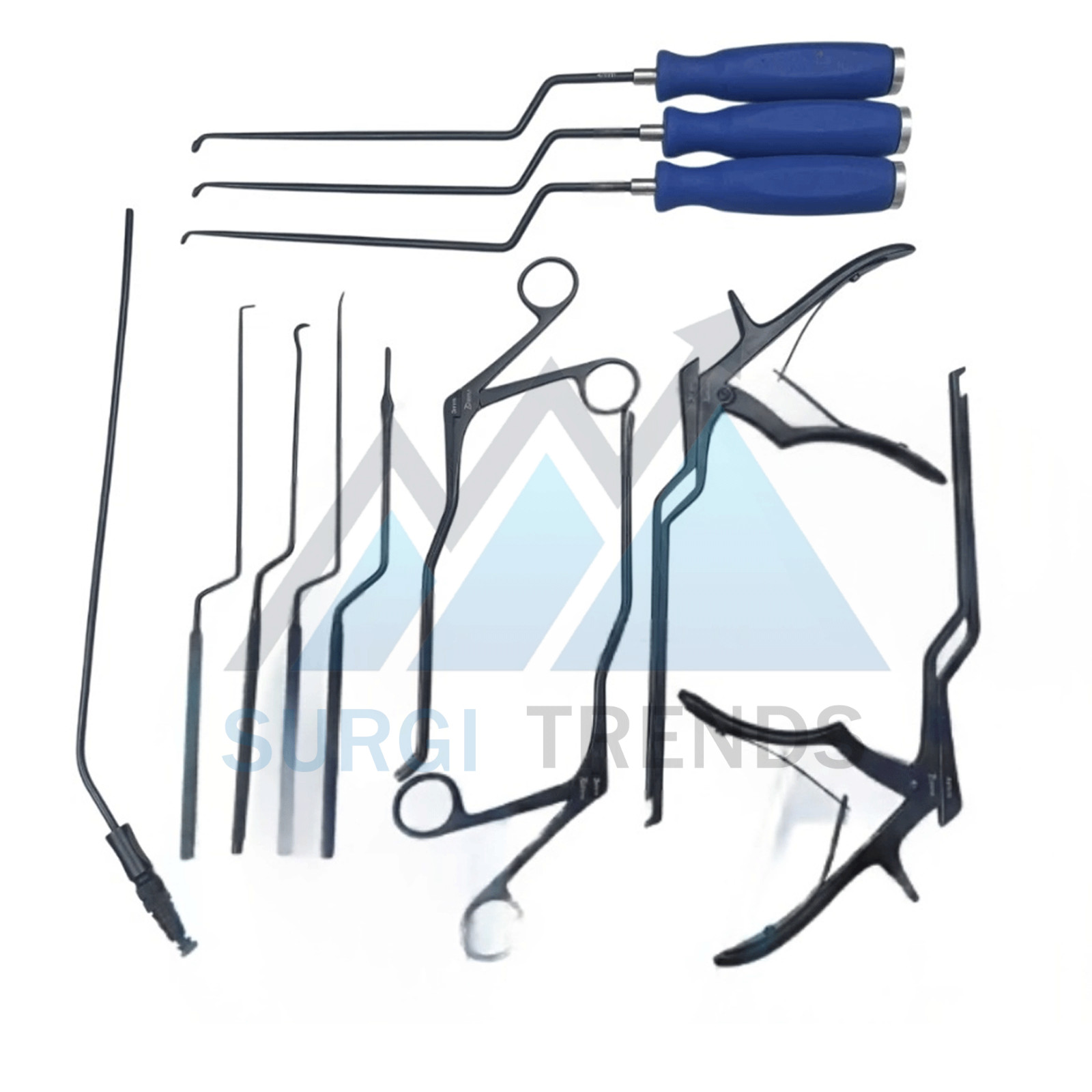 Posterior Lumbar Minimally Invasive Spine Instrument Set 12 Pcs Black