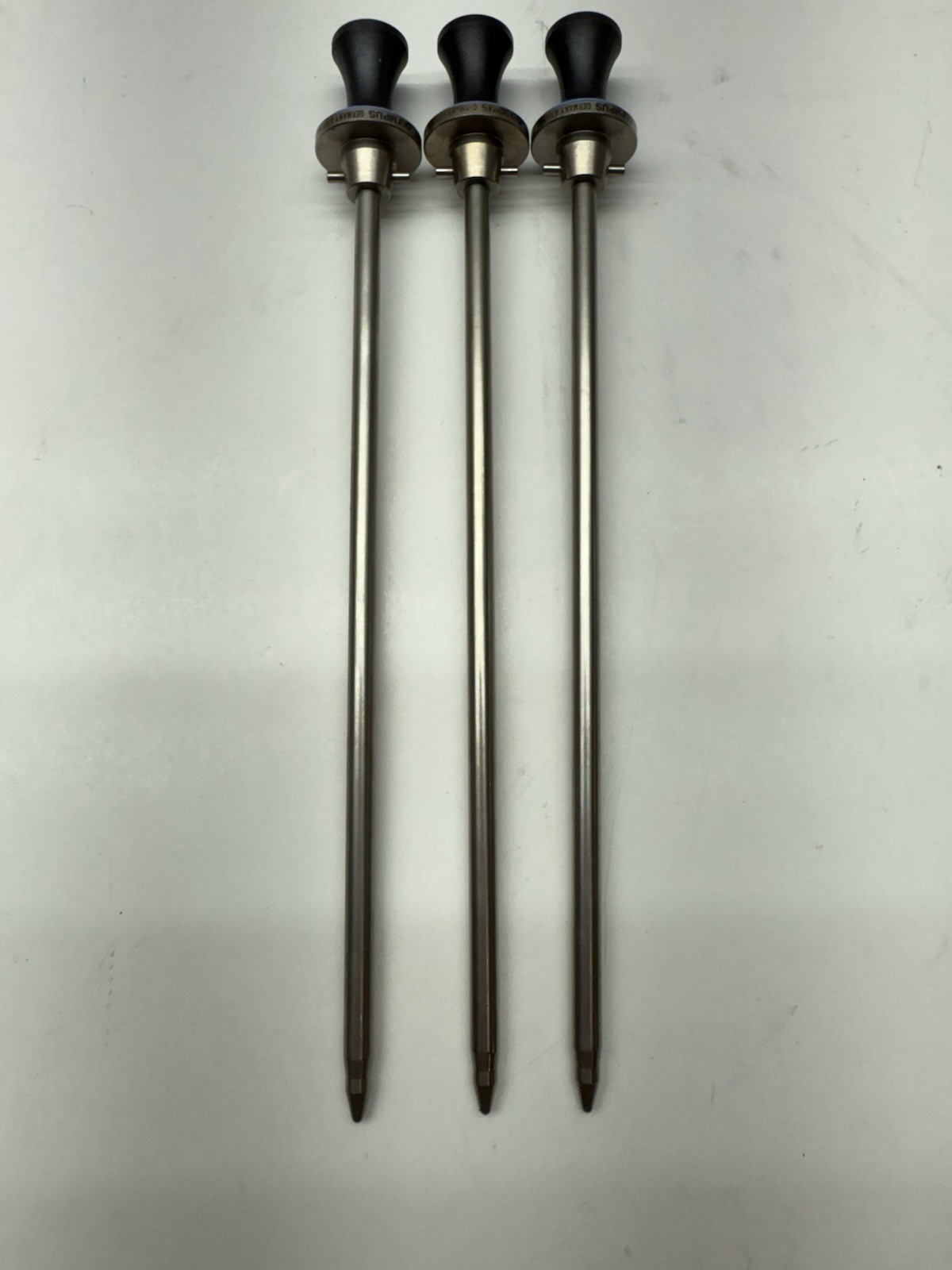 Olympus Lot Of 3 A70955A Trocar Spikes 4mm Blunt Used No Packaging Or Manuals