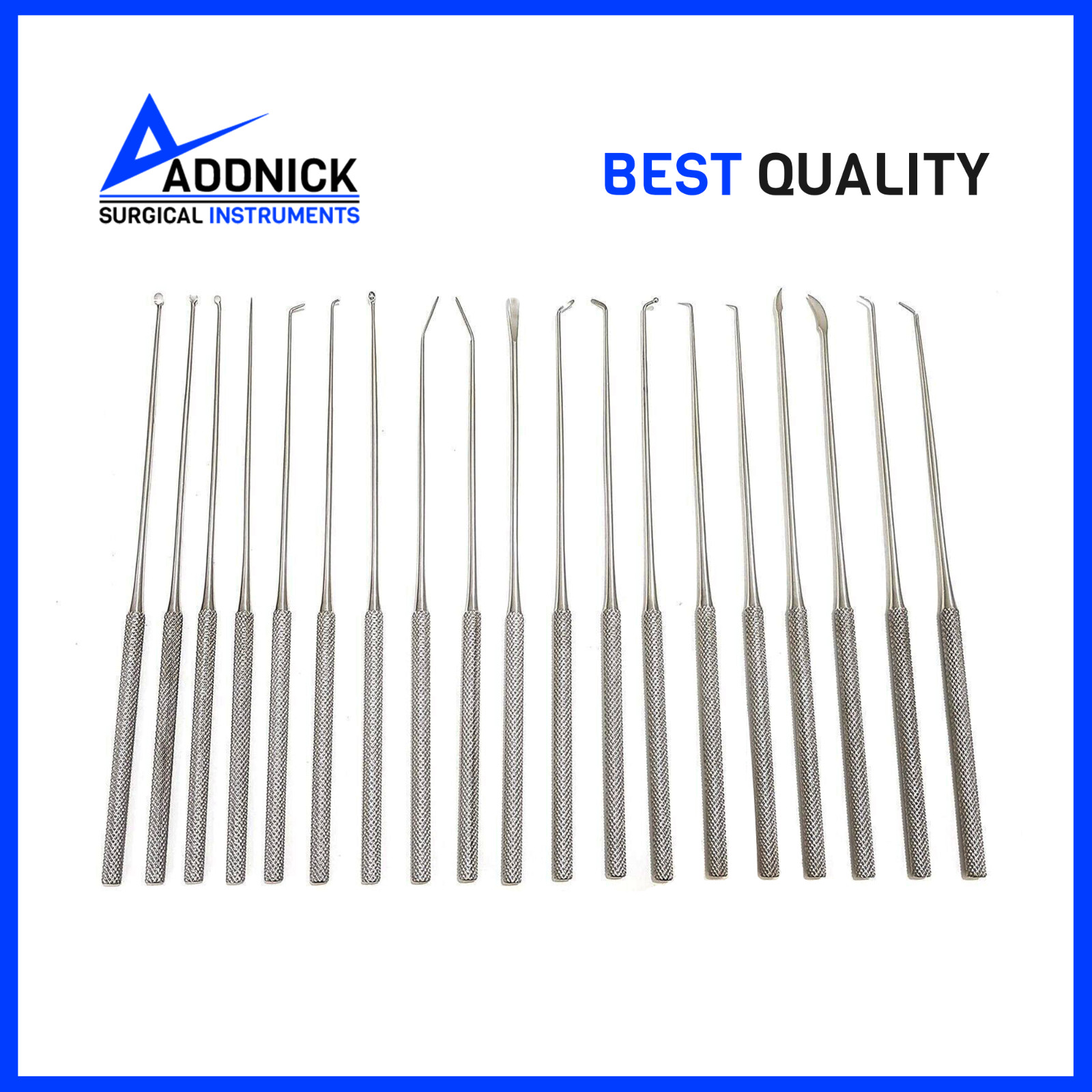 Rhoton Micro Dissector with Neurosurgery Surgical Instruments set