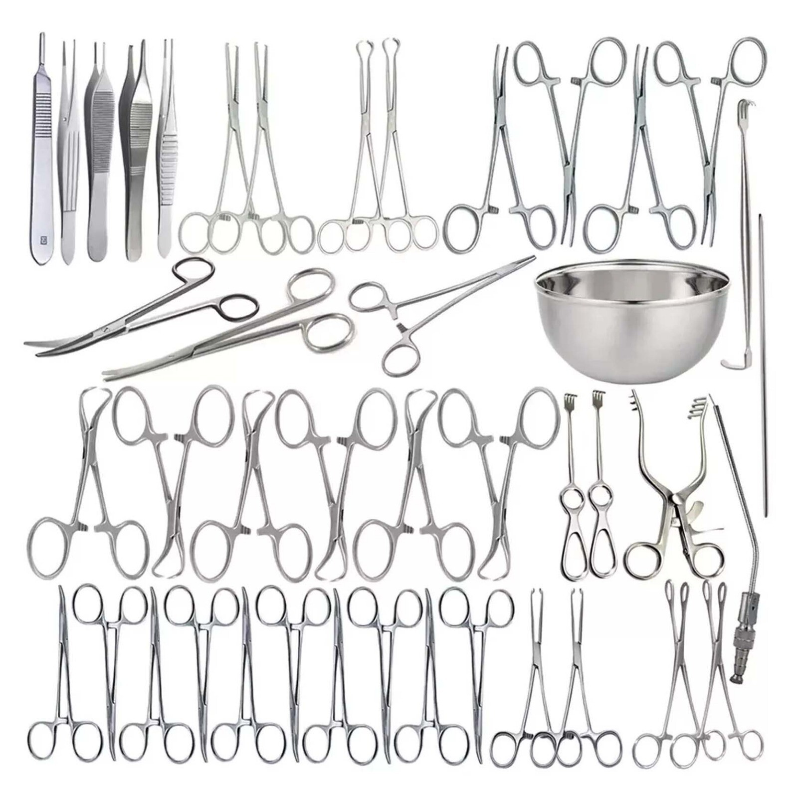 Tendon Nerve Repair Plastic Surgery Set Of 43 Pcs Complete Surgery Instruments