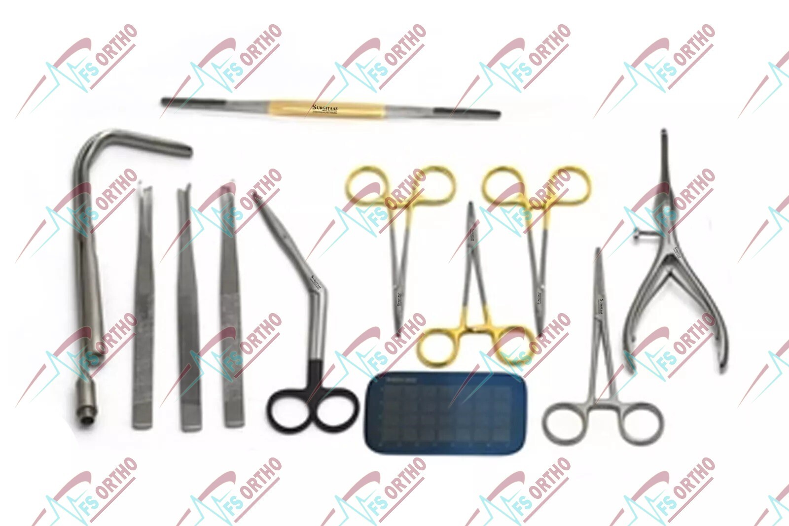 Silver Rhinoplasty Set of 66 Pcs Nose & Plastic Surgery Instruments