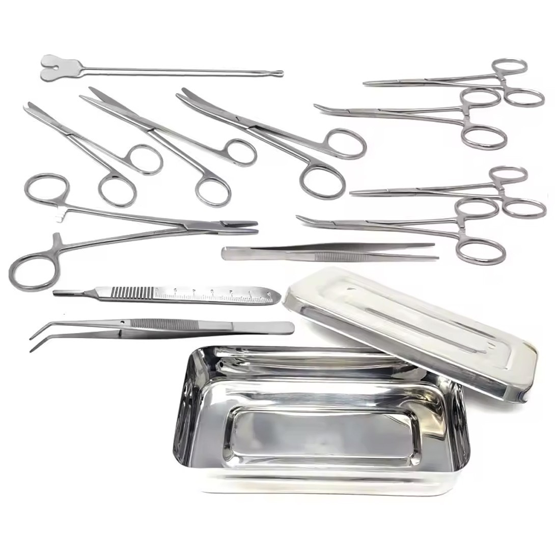 23 Pcs Abdominoplasty Instrument Set Basic Stainless Steel Plastic Surgery Set