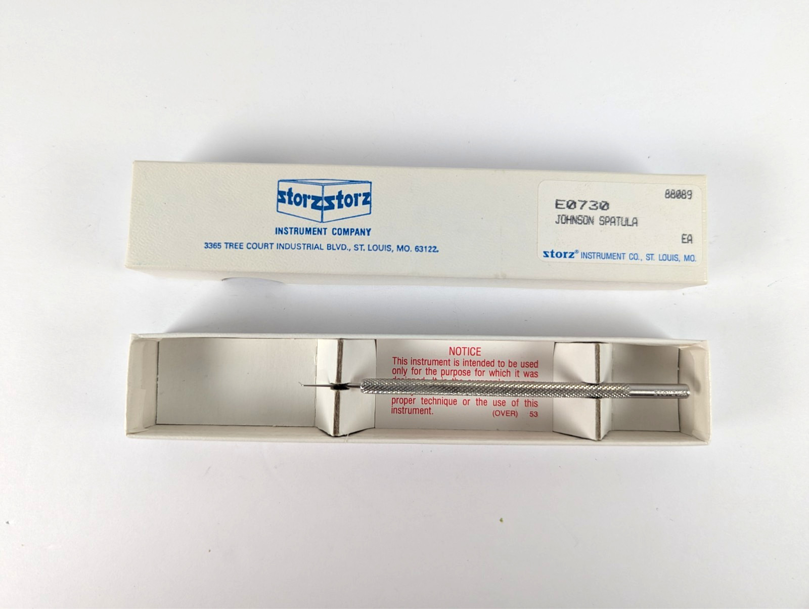 Vintage Storz E0730 Johnson Spatula Instruments