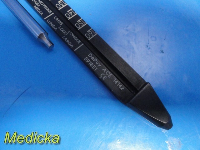 J&J ACE Screw Instruments 14541 Hex Driver 4.5mm & 14142 PIN depth Gauge~30403