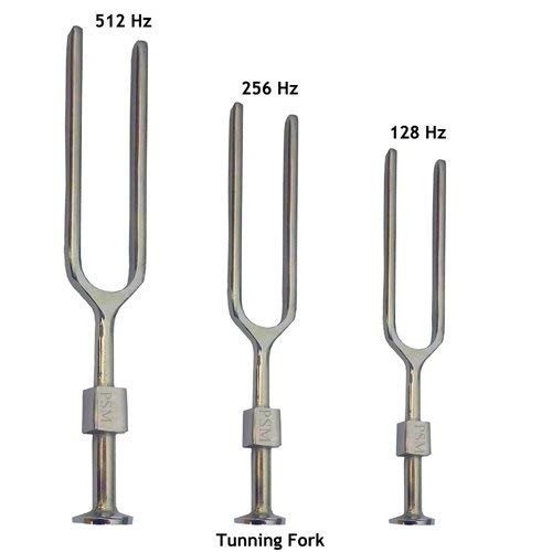 Queen Square Reflex Hammer with 128Hz 256Hz 512Hz Tuning Fork Set