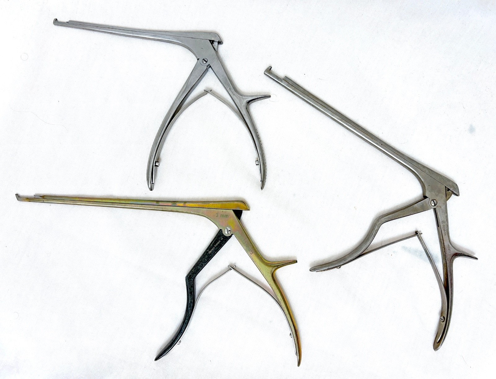 Rongeur Instrument Lot of 11 Kerrison V Mueller Ruggles Jarit Codman Mizuho Weck