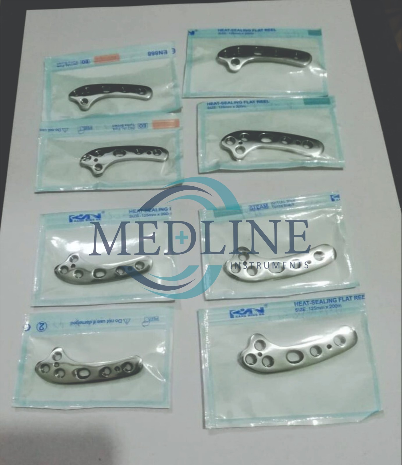 Veterinary TPLO Plates Curved 3.5mm Left & Right | Orthopedic Bone Surgery 10pcs