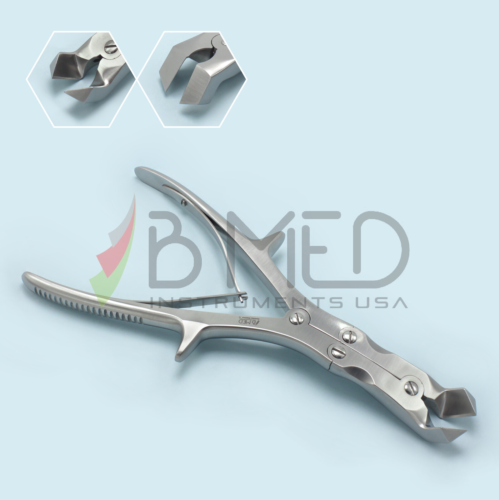 OR Grade Stille Horsley Bone Cutting Rongeurs 10 1/2″ Angled Blades Orthopedic