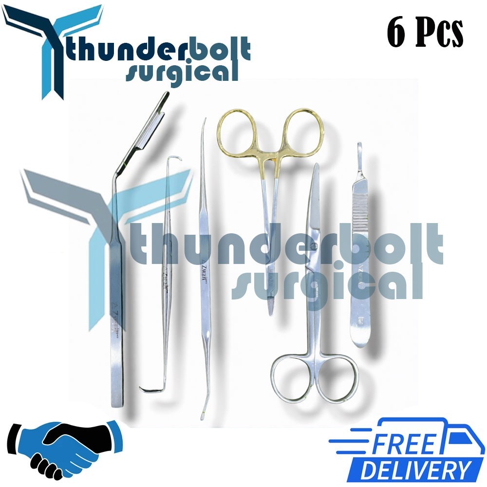 Basic Carpal Tunnel Syndrome Release Hand Palm Surgery Instrumentation Set of 6p