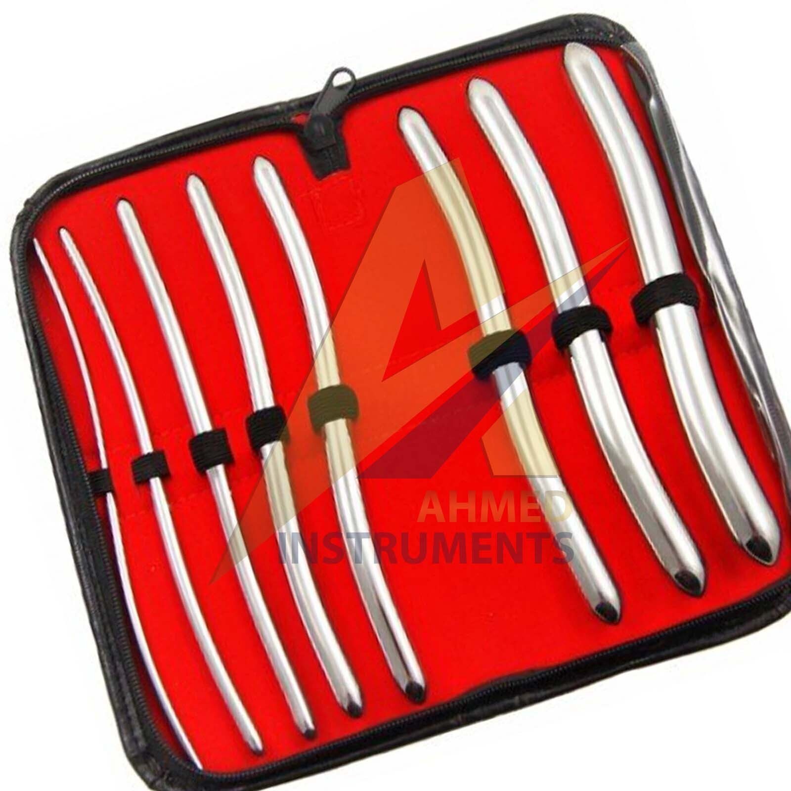 10 set Hegar Dilator Set Kit Uterine Diagnostic Surgical Cervical Sounds 8 Pcs