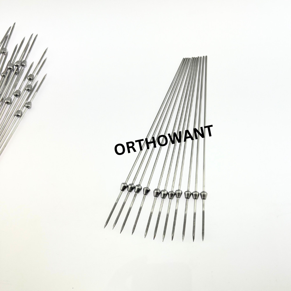 TPLO Plates Temporary Fixation Surgical Jig Pins 316L 1.5-2.0mm 100 Pcs