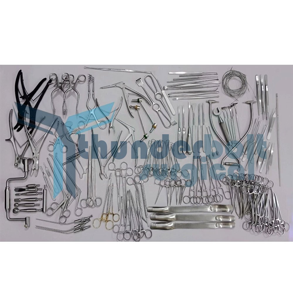 Craniotomy Set 133 PCs For Neuro Surgery Stainless Steel Instruments