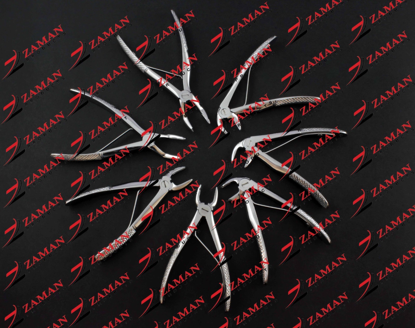 Dental Surgical Tooth Extraction Forceps Pliers For Children 7pcs/Set Pedo Kit