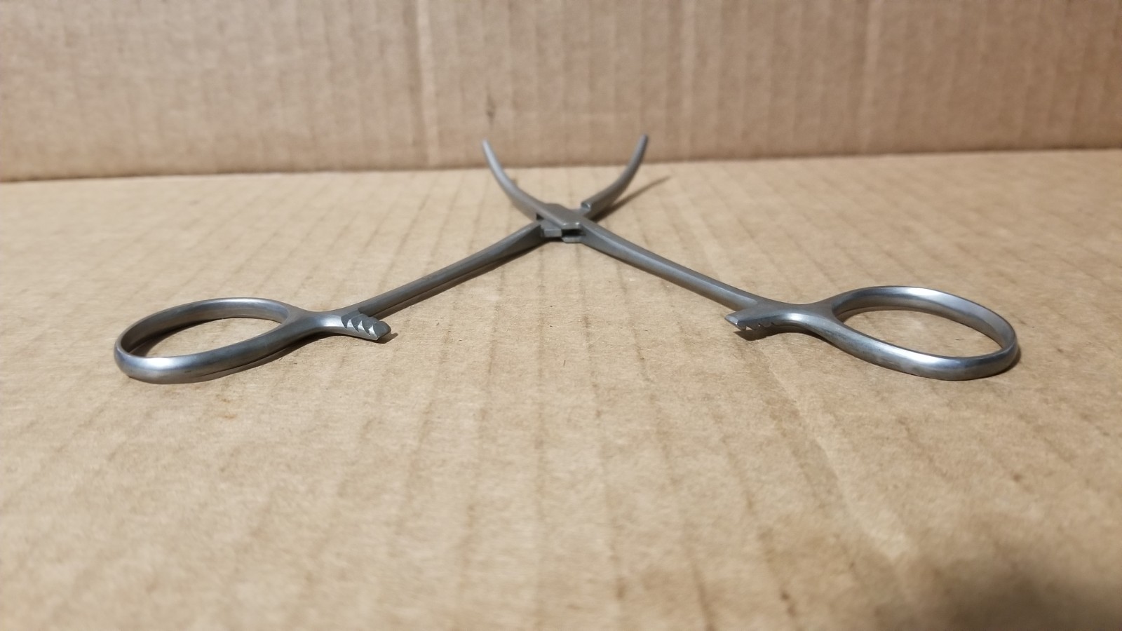 Vintage Codman Classic 334-4071 Stainless USA Surgical Curved Forceps VGC