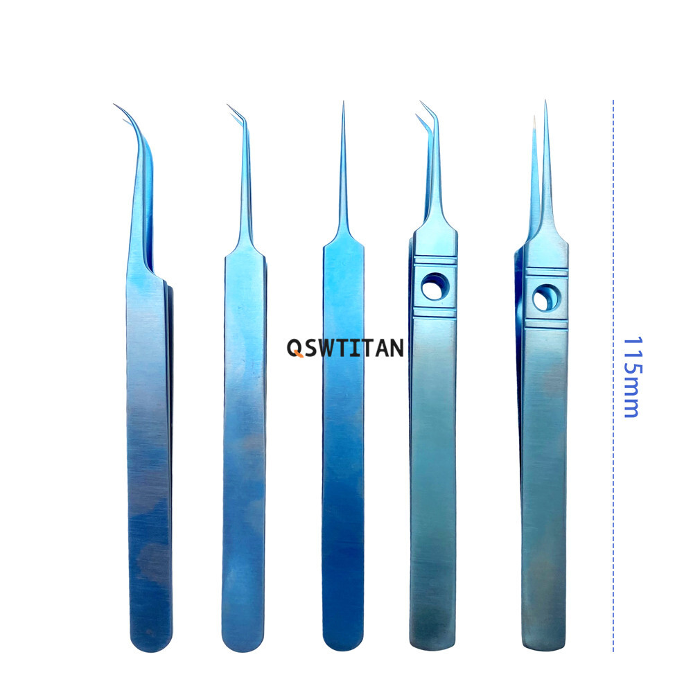 Ophthalmic Jeweler Forceps 115mm Eyelid Tool Jeweler Tweezers Ophthalmic