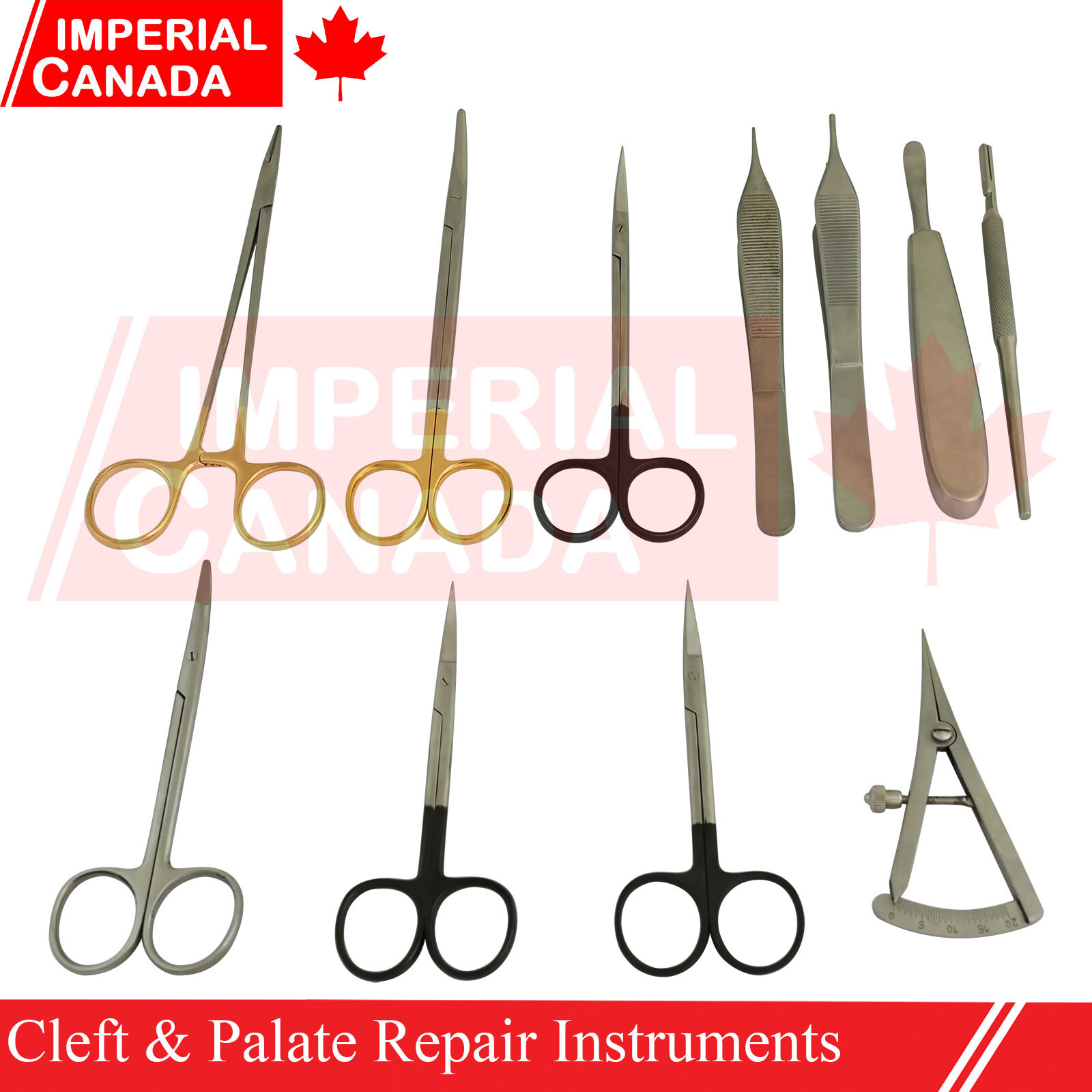 11 Pcs Cleft & Palate Repair Instruments Orthopedic Surgical Stainless DS-1721